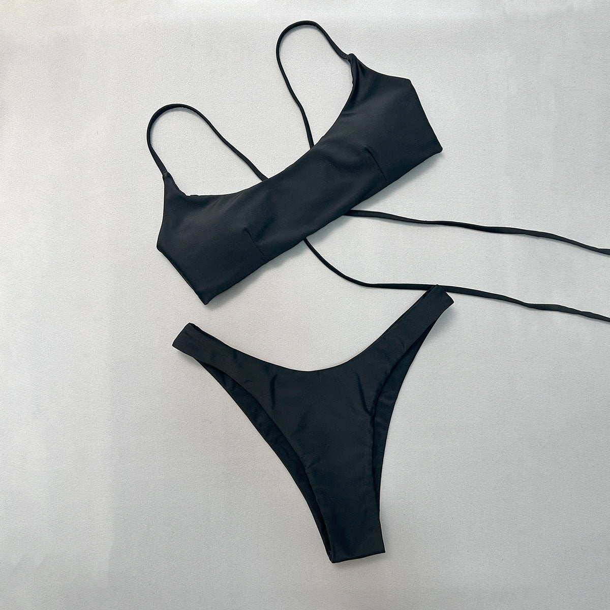 Bikini Solid Color Separated Women's Swimsuit Women's Swimwear