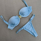 Three-Piece Bikini Set Women's Swimsuit Two-Piece Swimwear