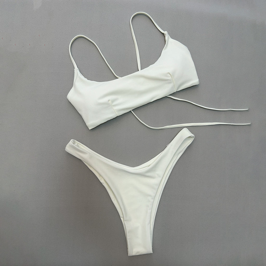 Bikini Solid Color Separated Women's Swimsuit Women's Swimwear