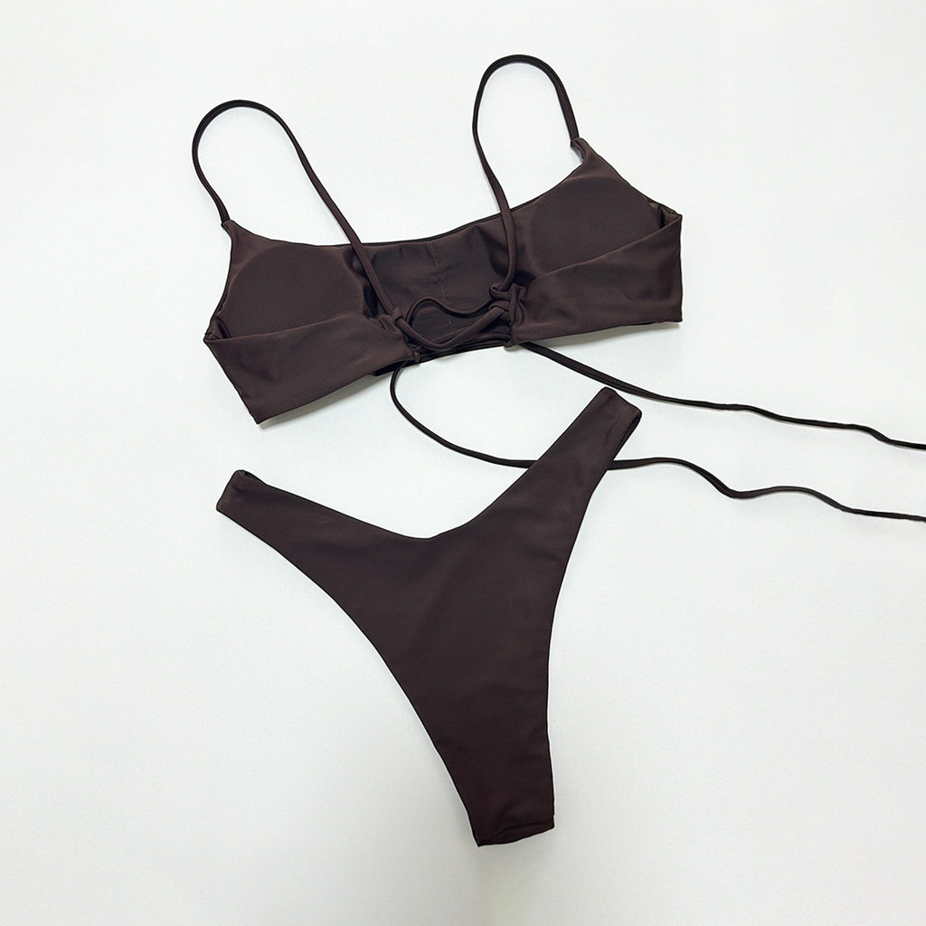 Bikini Solid Color Separated Women's Swimsuit Women's Swimwear
