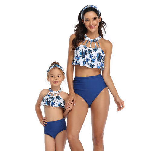2020 Ruffles Bikini Women Girls Sexy Vintage Swimsuit Brazilian High Waist Bikini Set Female Retro Swimwear Push Up Bathing Suit