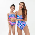 Swimsuit Female Parent-Child Mermaid Scale Print Bikini Adult Children's Mother and Daughter Swimwear